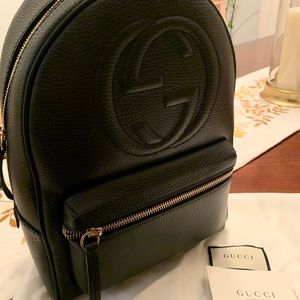 Brand New Gucci Backpack with chain straps!